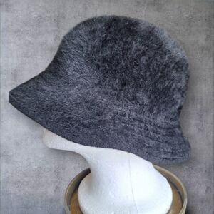 Angora Vintage Betmar Black Women's Hat - Made In France
